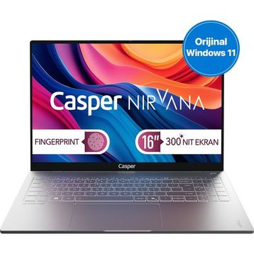 Casper Nirvana S100.1362-DV00R-G-F i7-13620H 32GB RAM 500GB SSD Windows 11 Pro 16 inç Laptop - Notebook