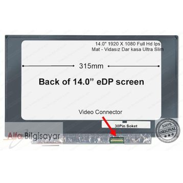 Casper Nirvana X400.1035-BU00X-S-F LED LCD Panel Uyumlu Laptop Ekran