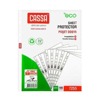 Cassa 100'lü Eco Şeffaf Dosya
