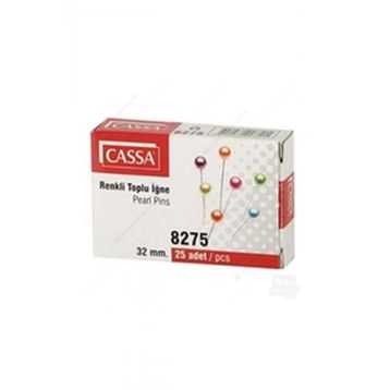 Cassa 8275 32 mm 25 Adet Renkli Toplu İğne