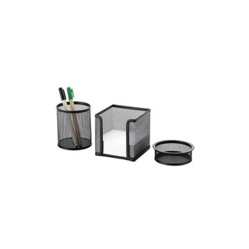 Cassa 8915 3 Parça Gümüş Metal Masa Seti