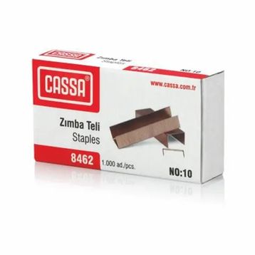 Cassa No:10 Sarı 1000'li Kutu Zımba Teli
