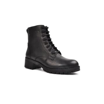 Castle Black 2680-1 Siyah Hakiki Deri Kadın Bot