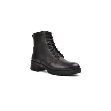 Castle Black 2680-1 Siyah Hakiki Deri Kadın Bot