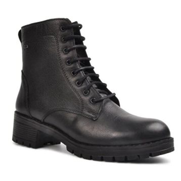 Castle Black 2680-1 Siyah Hakiki Deri Kadın Bot
