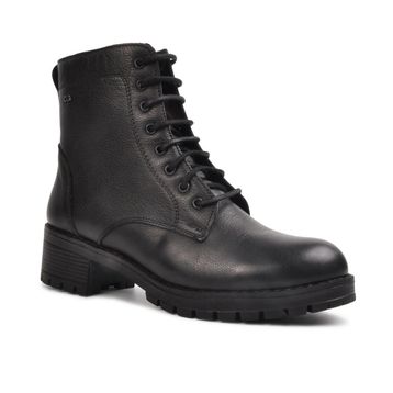 Castle Black 2680-1 Siyah Hakiki Deri Kadın Bot