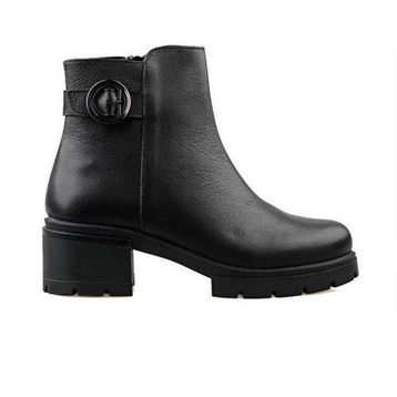 Castle Black 27362-1 Siyah Günlük Kadın Bot