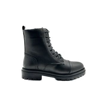 Castle Black 3757-1 Siyah Hakiki Deri Kadın Bot