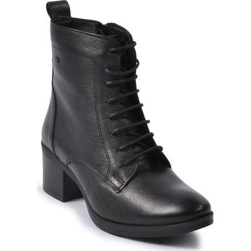 Castle Black 92159-1 Hakiki Deri Siyah Kadın Bot