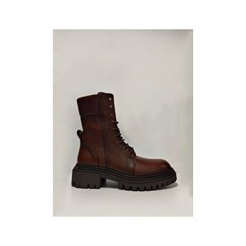 Castle Black 9233-1 Taba Hakiki Deri Kadın Bot