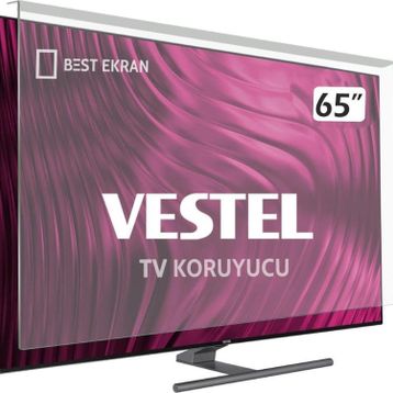 Castmax 3 mm Vestel 65Q9900 Uyumlu TV Ekran Koruyucu