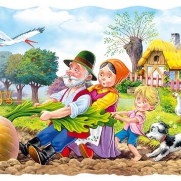 Castorland Büyük Şalgam 30 Parça Çocuk Puzzle