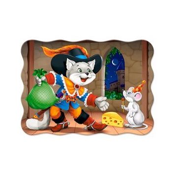 Castorland Çizmeli Kedi 30 Parça Puzzle