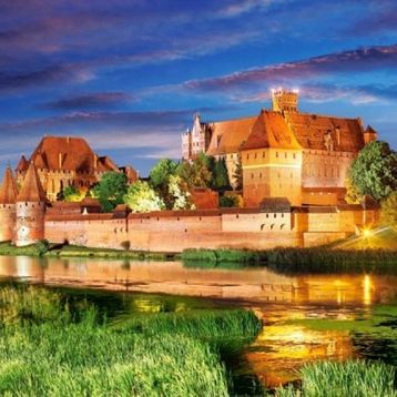 Castorland Malbork Kalesi Polonya 1000 Parça Puzzle