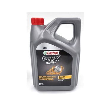 Castrol Gtx Diesel 5W-30 C2 4 lt Cam Suyu 1 lt Motor Yağı