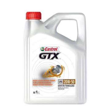 Castrol GTX LPG 20W-50 4 lt Sentetik Motor Yağı + 3 lt Yeşil Antifriz