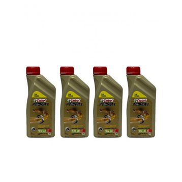 Castrol Power 1 4T 10W-40 1 Litre 4'lü 4 Zamanlı Motosiklet Motor Yağı