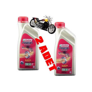 Castrol Power 1 Scooter 4T 10W40 - 1 lt 2'li Motorsiklet Motor Yağı