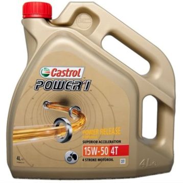 Castrol Power 1 W 15W-50 4T 4 lt Motosiklet Motor Yağı