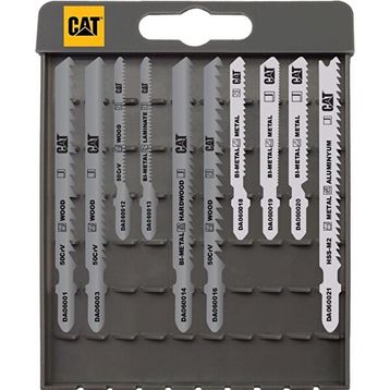 Cat DA06903 10 Parça Profesyonel Dekupaj Testere Ucu