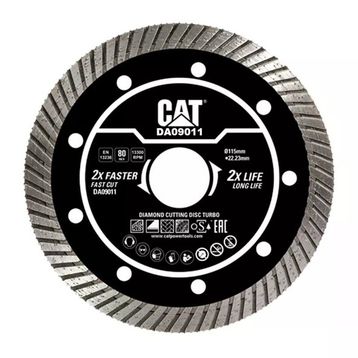 Cat DA09011 115 mm Profesyonel Beton, Tuğla, Parke Taşı Elmas Kesme Diski