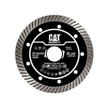 Cat DA09011 115 mm Profesyonel Beton, Tuğla, Parke Taşı Elmas Kesme Diski
