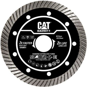 Cat DA09011 115 mm Profesyonel Beton, Tuğla, Parke Taşı Elmas Kesme Diski
