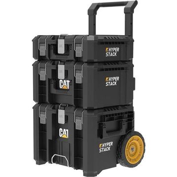 Cat DA41005 Hyper Stack Ağır Hizmet Tipi 3'lü Tekerlekli Kilitli Takım Çantası Seti