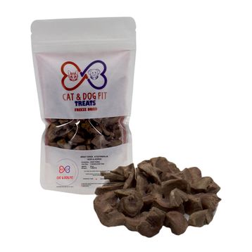 Cat Dog Fit 40 gr Freeze Dried Hindi Yürek Kedi Atıştırmalık Mama