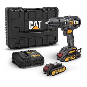 Cat DX11 18V 2.0 Ah Li-ion Çift Akülü Kömürsüz Profesyonel Şarjlı Matkap