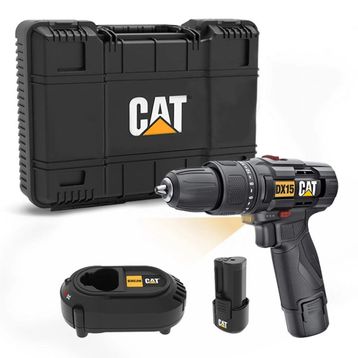 Cat DX15.1 12 V Li-Ion Çift Akülü Profesyonel Şarjlı Darbeli Matkap