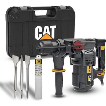 Cat DX27 set 1500Watt 5.0J 32mm Profesyonel Sds-Plus Kırıcı/Delici + DA03903 3 Parça Kırıcı Uç Seti