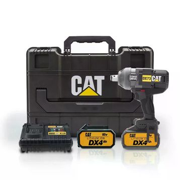 Cat Dx73 18Volt 4.0 Ah. Çift Akülü 1700/2100Nm Kömürsüz Profesyonel Şarjlı Somun Sıkma