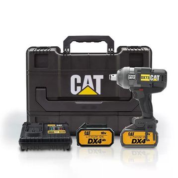 Cat Dx73 18Volt 4.0 Ah. Çift Akülü 1700/2100Nm Kömürsüz Profesyonel Şarjlı Somun Sıkma