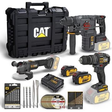 Cat DXK302 DX1010 + DX2150 + DX3131 3 Parça Kombo Set + 39 Parça Aksesuar Seti