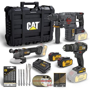 Cat DXK302 DX1010 + DX2150 + DX3131 3 Parça Kombo Set + 39 Parça Aksesuar Seti