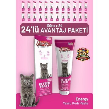 Cat Food Energy 24x100 gr Yavru Kedi Paste