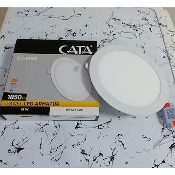 Cata 18W Slim Ct-5149-B/Ct-5169-B Beyaz Panel