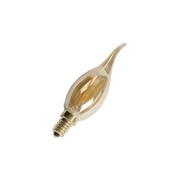Cata 4W Amber Rustik Kıvrık Buji Led Ampul