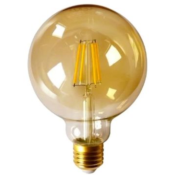 Cata 5 Adet CT4286 6W G95 Glop Rustik 2700K Amber E27 Duy LED