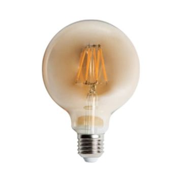 Cata 5 Adet CT4286 6W G95 Glop Rustik 2700K Amber E27 Duy LED