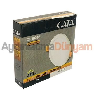 Cata 9 W Ayarlanabilir Plus Led Panel Ct-5646 - Beyaz Işık
