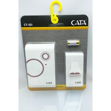 Cata CT-101 Farklı Ses Melodili Lüks Uzaktan Kumandalı Zil Kablosuz Pembe Kapı Zili