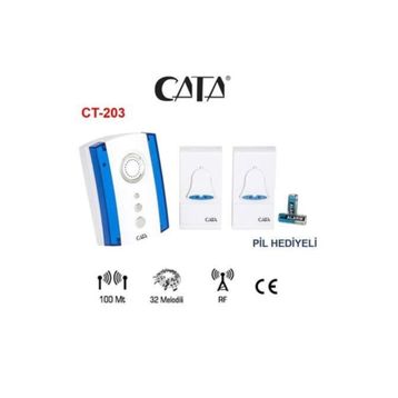 Cata CT-203 Zil 1 Zil+2 Uzaktan Kumandalı Buton
