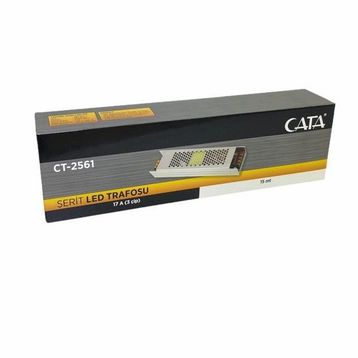 CATA CT-2561 17 AMPER 12 VOLT SLİM ŞERİT LED TRAFOSU ADAPTÖRÜ