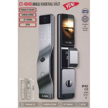 Cata CT-4040 Akıllı Kameralı Kapı Kilidi