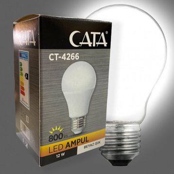 Cata CT-4266 12W E27 6400K Beyaz Led Ampul