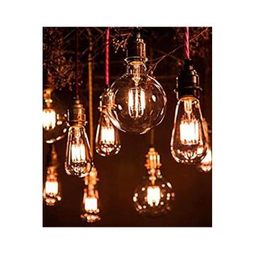 Cata CT-4286 Rustik 6W Vintage Uzun Filament Amber E27 G95 Glop Led Ampul