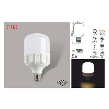 Cata CT-4330B 18W Beyaz Led Ampul
