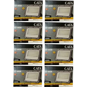 Cata CT-4658 50W 8 Adet Beyaz Işık Led Projektör